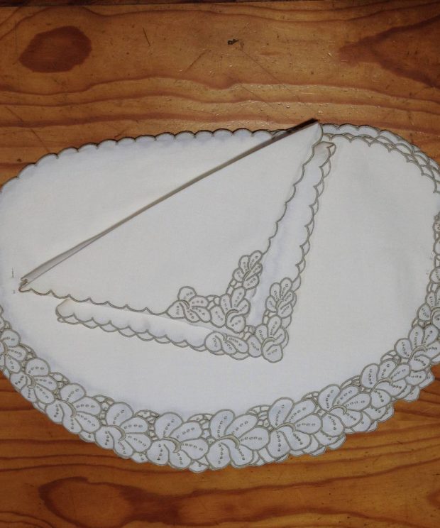 Jogo p/4 pess.369 oval linho