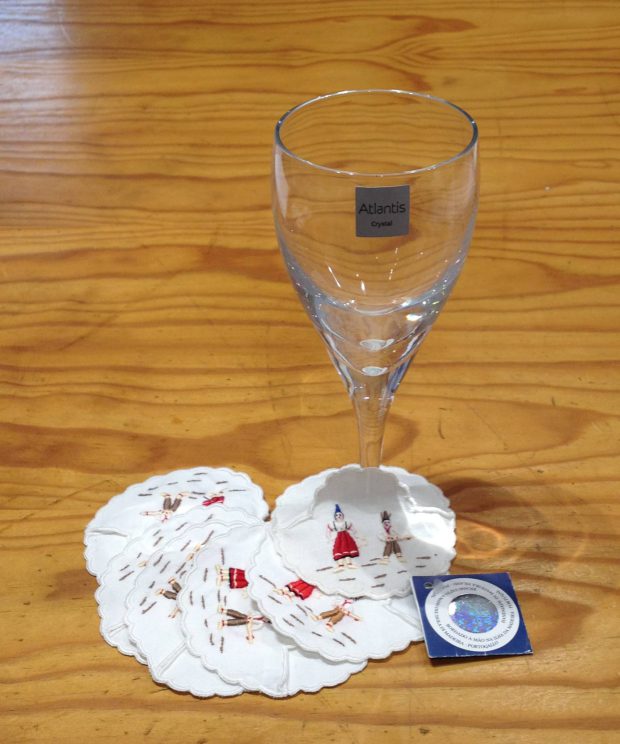 Jogo 6 bases copos 40024 bco/cor